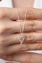Heliophilia Silver Collar de Plata Esterlina 925 con Circonio